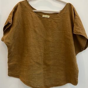 🇺🇸Rachel Craven Linen Top - one size